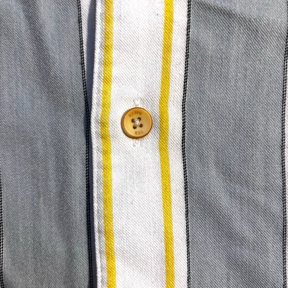 Ted Baker Striped Button Down Shirt size 1(small) - Picture 7 of 12